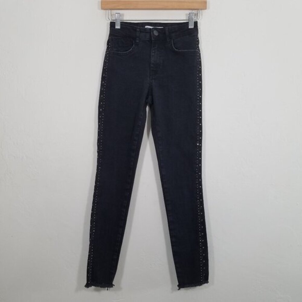 Zara Skinny Stretch Jeans Black Size 2